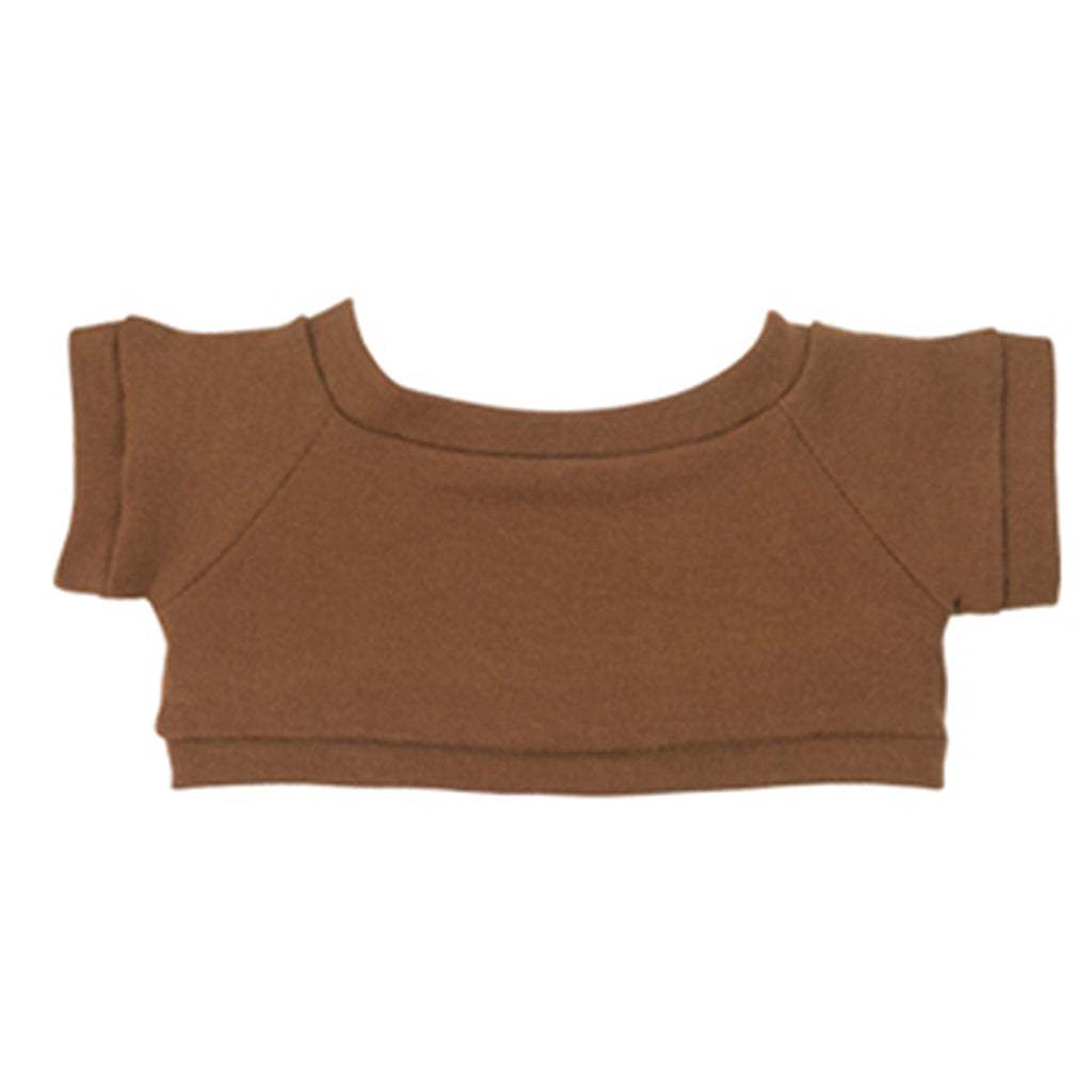 Hit 8 1/2" Big Paw White Bear with Brown T-Shirt