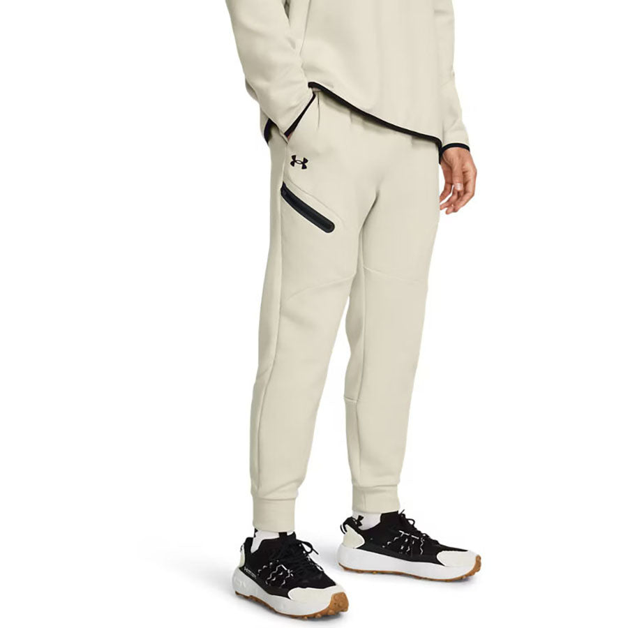 Under Armour Men's Silt/Black Unstoppable Fleece Joggers