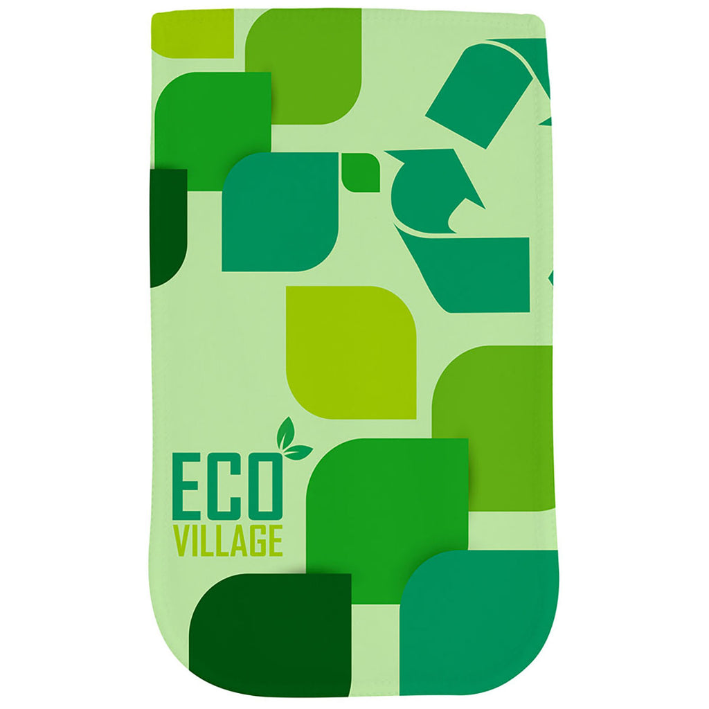 Hit White rPET Microfiber Sunglass Pouch