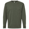 American Apparel Unisex Lieutenant Super Heavyweight Long Sleeve Pocket Tee