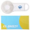 Mixie White EZ Breezy Mini Travel Fan