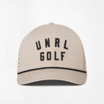 UNRL Tan + Black Golf Vintage Rope Snapback