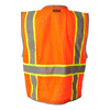 ML Kishigo Men's Orange Premium Brilliant Series Heavy-Duty Class 2 Vest