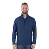 Zusa Men's Navy Heather Brisk Quarter Zip