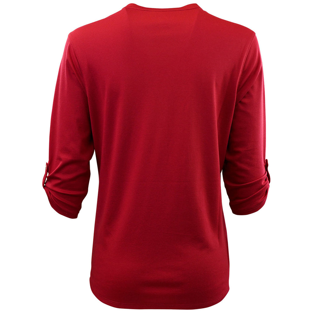 Vansport Women's Sport Red Victory Polo