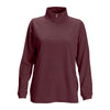Vantage Women's Deep Maroon Mesh 1/4-Zip Tech Pullover
