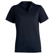 Edwards Women's Navy Performance Flat-Knit Short Sleeve Polo