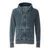 J. America Men's Navy Vintage Zen Fleece Full-Zip Hooded Sweatshirt
