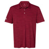 Adidas Men's Collegiate Burgundy Melange Melange Sport Polo
