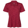 Adidas Women's Collegiate Burgundy Melange Melange Sport Polo