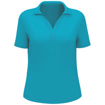 Callaway Women's Tile Blue Micro Texture Polo