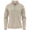 Stormtech Women's Oatmeal Heather Avalanche 1/4 Zip Pullover