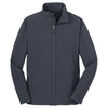 Port Authority Men's Battleship Grey Core Soft Shell Jacket