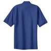 Port Authority Men's Royal Blue S/S Cotton Pique Knit Polo