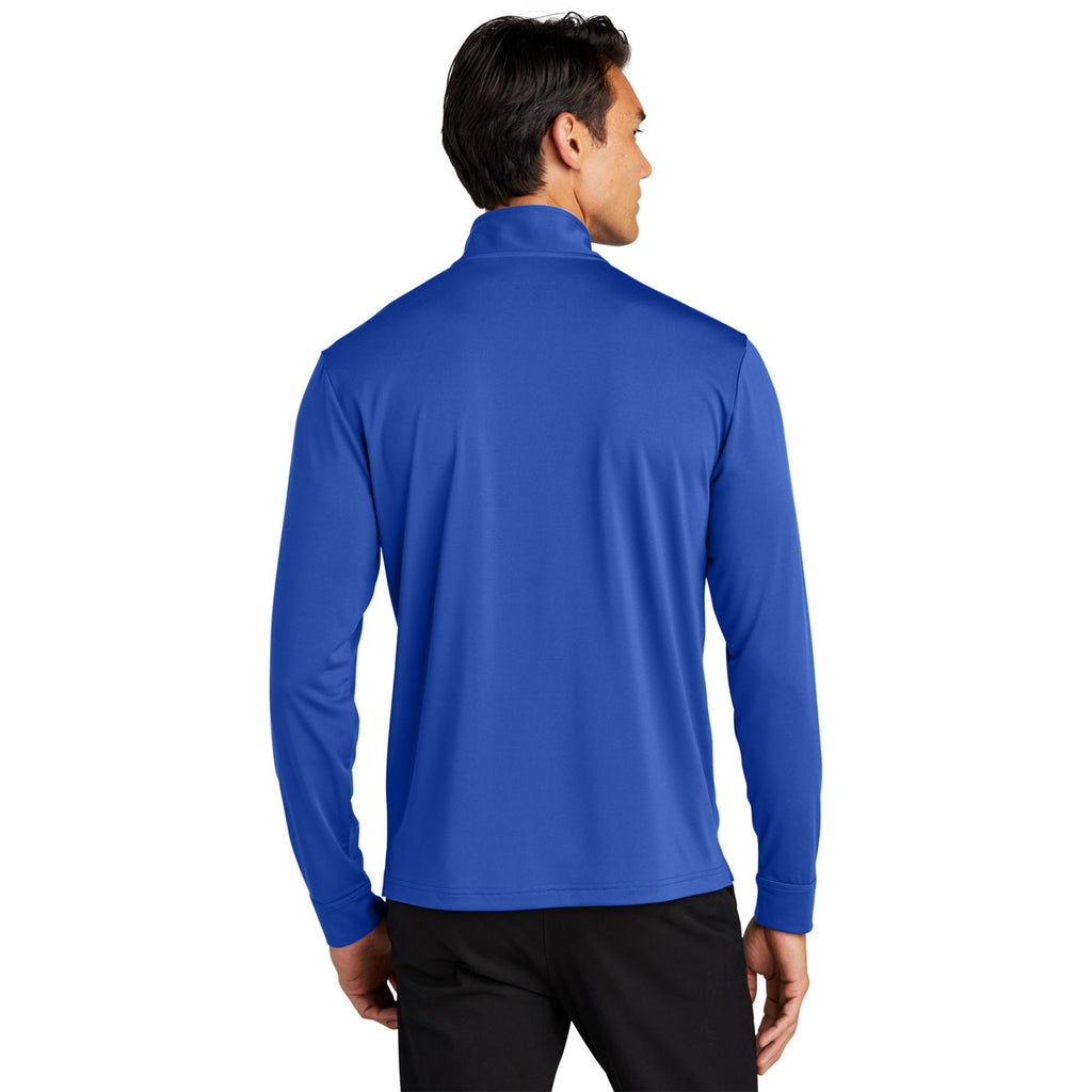 Port Authority Men's True Royal C-Free Snag Proof 1/4 Zip