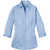 Port Authority Women's Light Blue 3/4-Sleeve Blouse