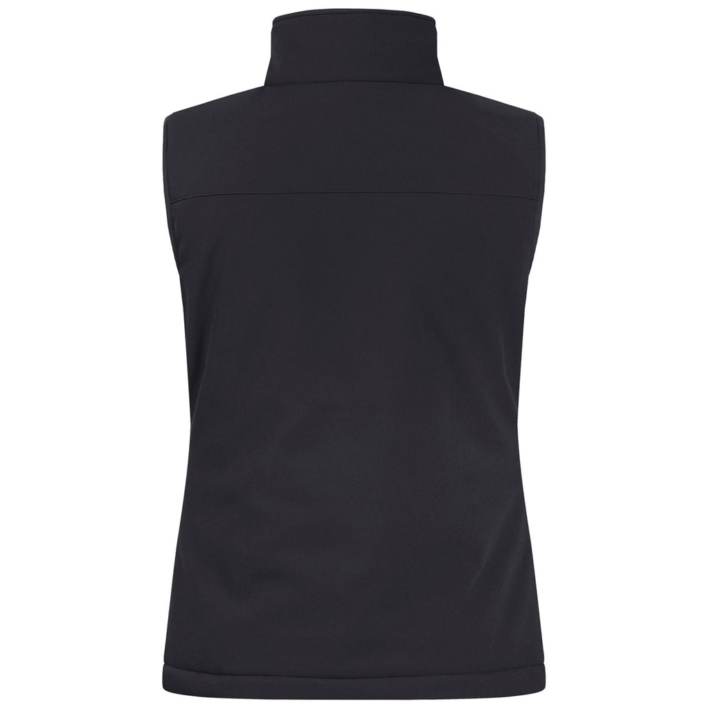 Clique Women's Black Equinox Insulated Softshell Vest