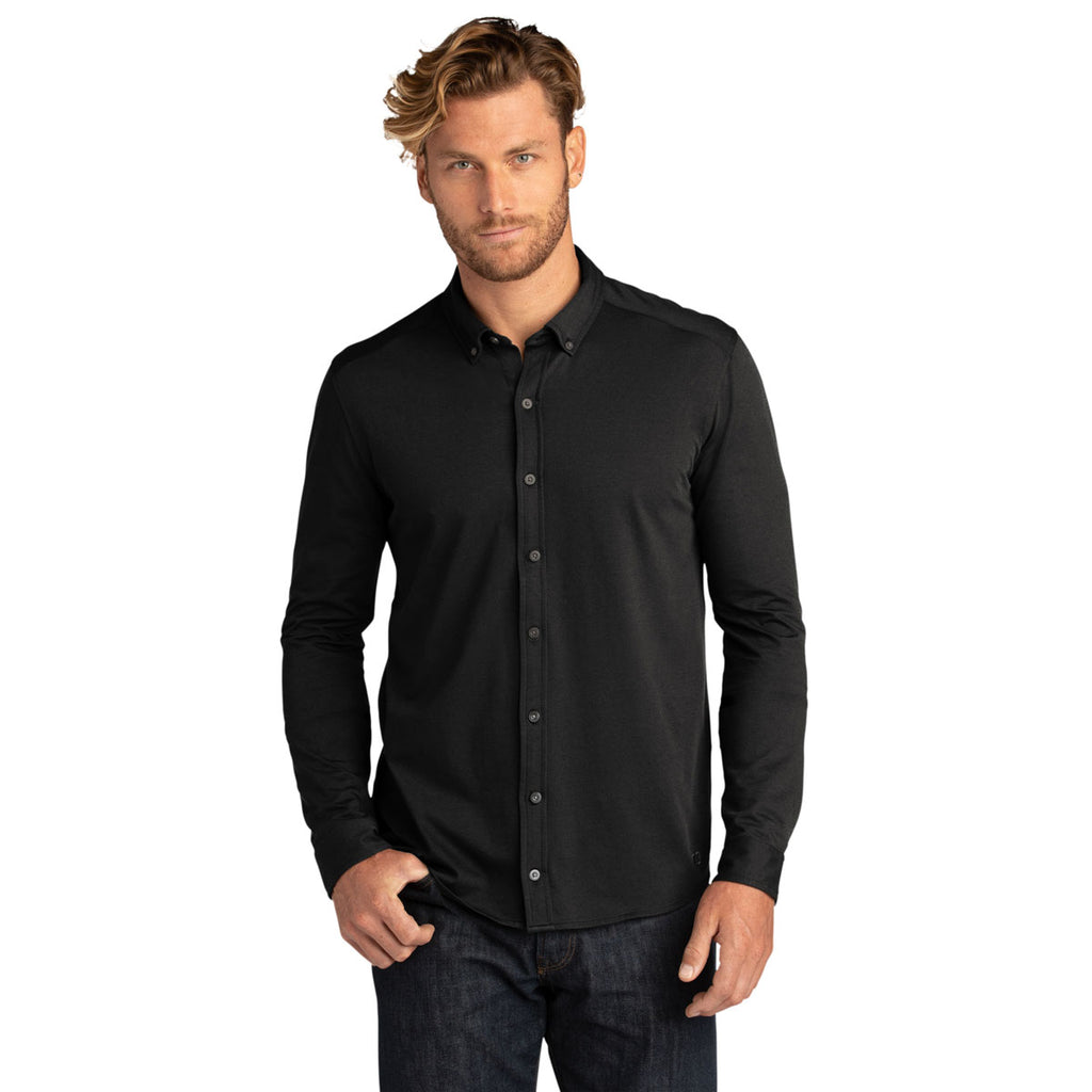 OGIO Men's Blacktop Code Stretch Long Sleeve Button-Up