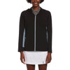 Perry Ellis Women's Caviar Black Full Zip Jacket