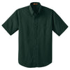 CornerStone Men's Dark Green Short Sleeve SuperPro Twill Shirt