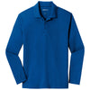 Sport-Tek Men's True Royal PosiCharge RacerMesh Long Sleeve Polo