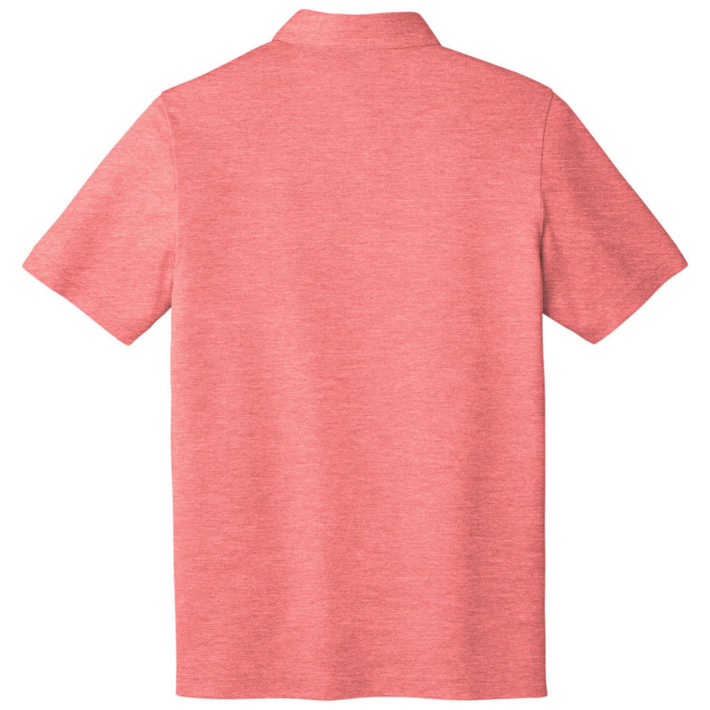 TravisMathew Men's Cardinal Heather Oceanside Heather Polo