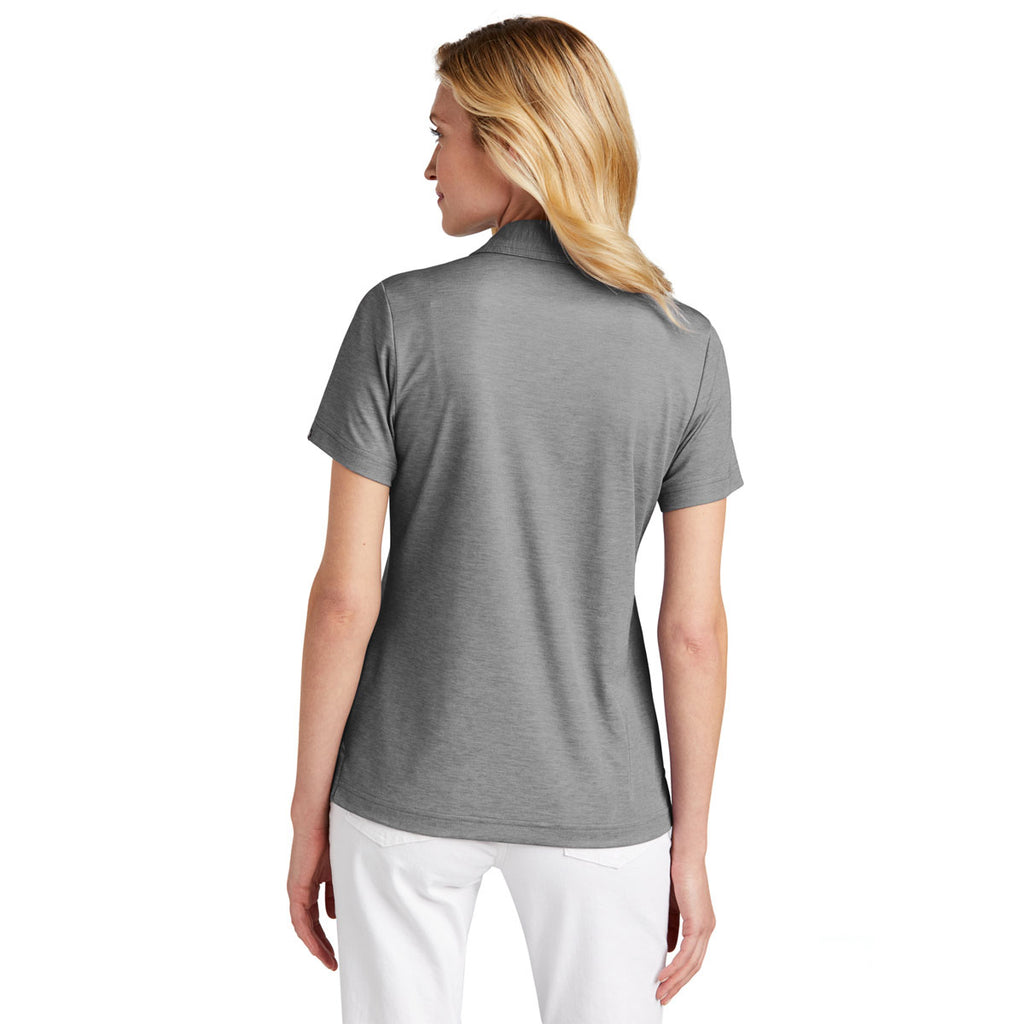 TravisMathew Women's Quiet Shade Grey Heather Oceanside Heather Polo