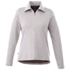 Elevate Women's Heather Grey Stratton Knit Half Zip