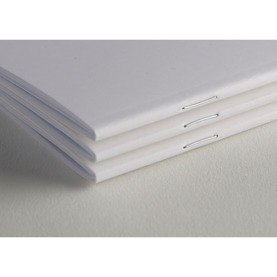 Denik White Pocket Notebook - 3.5" x 5.5"