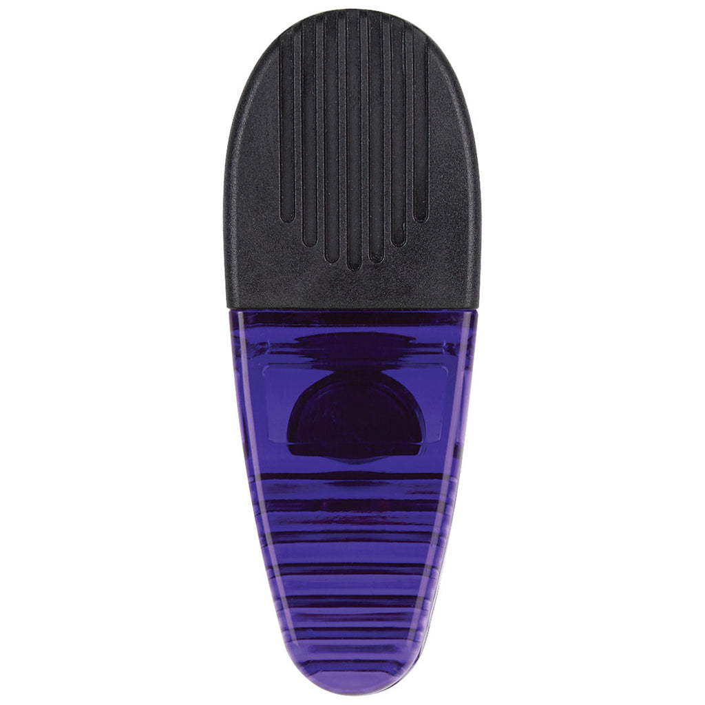 Hit Translucent Purple/Black Alligator Clip