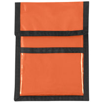 Hit Orange Nylon Neck Wallet Badge Holder