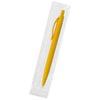 Sleek Write Yellow Rubberized Pen