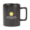 48-Hour Gemline Matte Black Soleil Ceramic Mug - 12 oz.