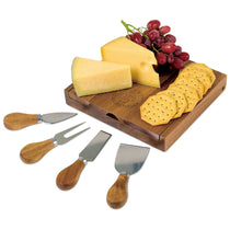 48-Hour La Cuisine Wood Cheese Board with Serving Set