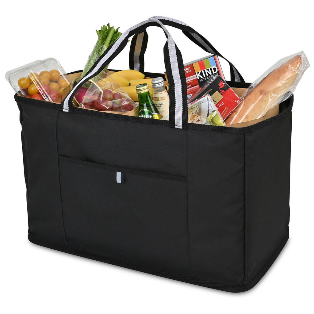 Gemline Black Structure Utility Tote