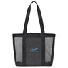 Gemline Black Mesh Tote Bag