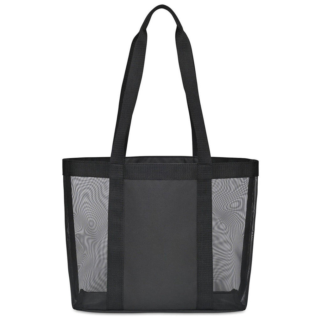 Gemline Black Mesh Tote Bag