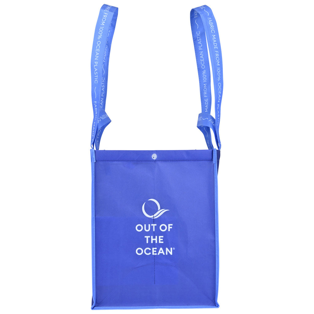 Out of the Ocean Navy Reusable XL Shopper with Click N' Stay