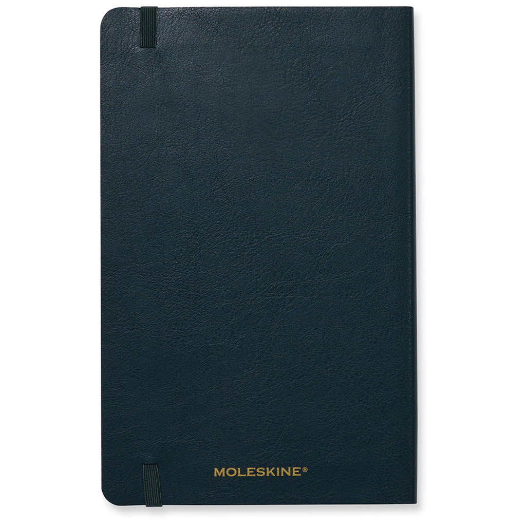 Moleskine Midnight Slate Precious & Ethical Vegan Soft Cover Ruled Large Notebook