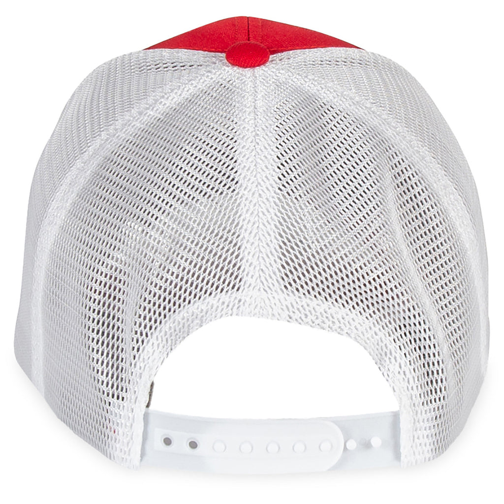 Merrimack Hat Co. Red/White Casey Trucker