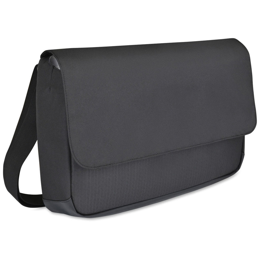 Gemline Black Transit Laptop Messenger Bag