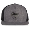 Merrimack Hat Co. Heather Grey/Black Axel Trucker