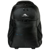 High Sierra Black Powerglide Pro Wheeled Backpack