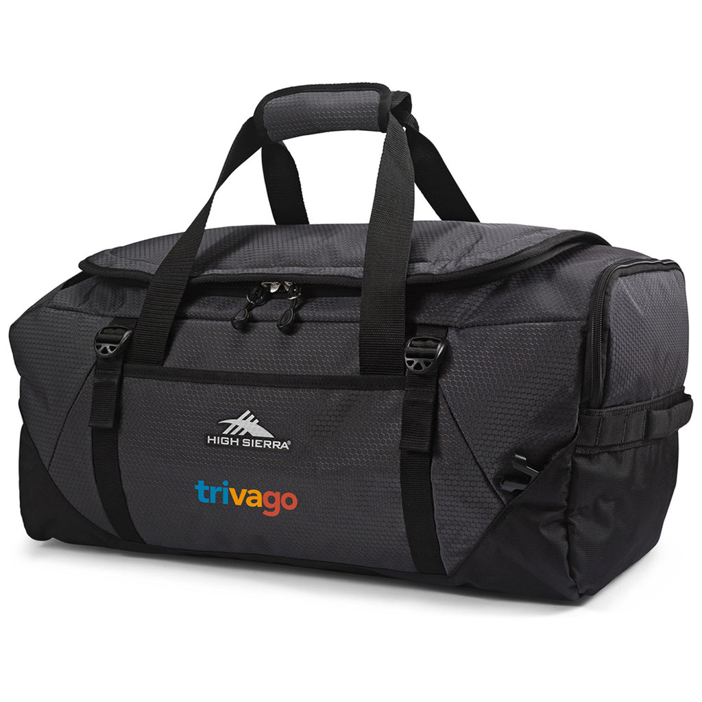 High Sierra Mercury/Black Fairlead Convertible Duffel