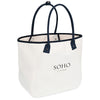 Gemline Navy Market Street Tapered Carryall Tote