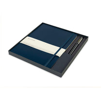 Moleskine Sapphire Blue X-Large Notebook and Kaweco Pen Gift Set