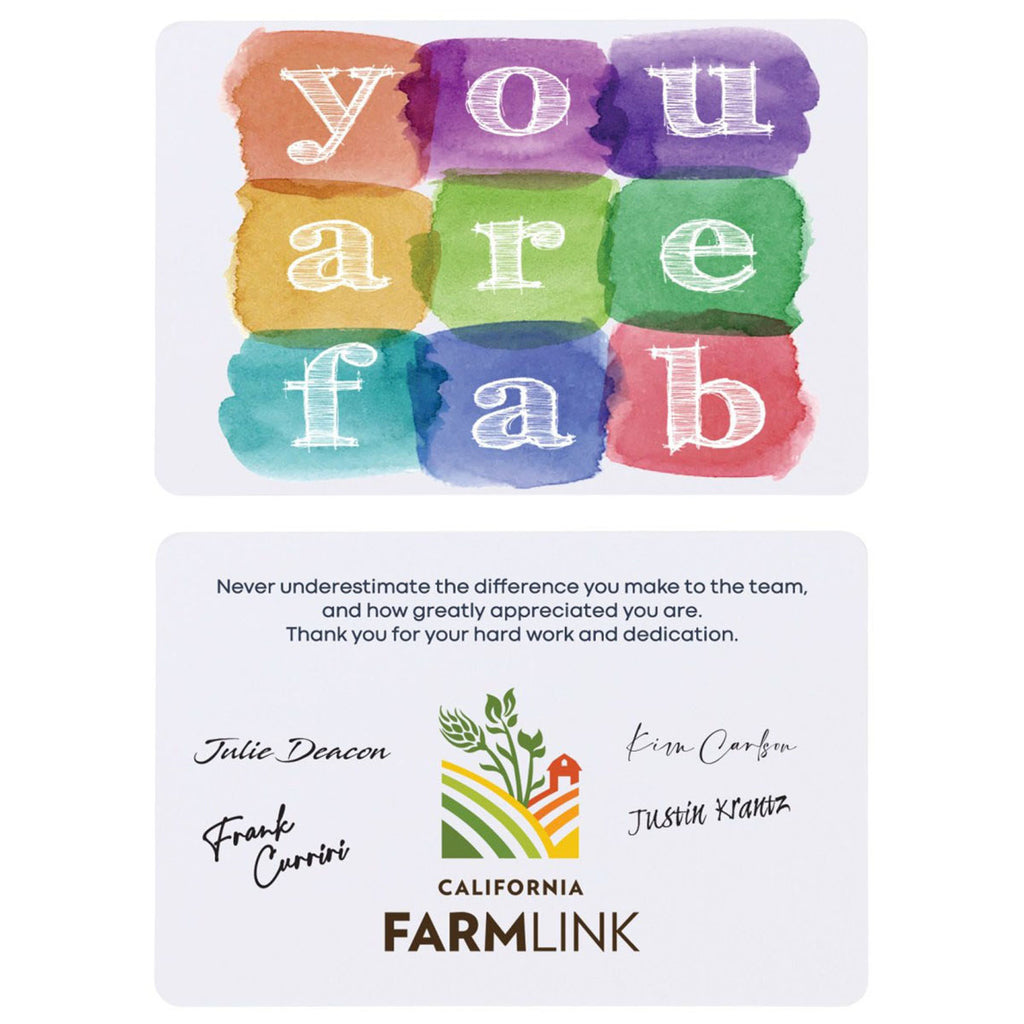 Gemline White Fabulously You For All You Do Greeting Card