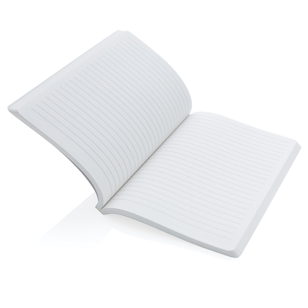 XD Connects Black Impact Softcover Stone Paper Notebook A5