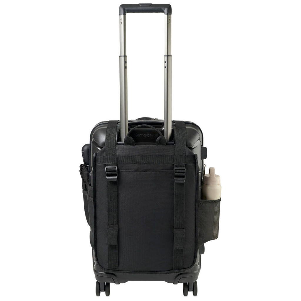 Samsonite Midnight Black Outline Pro Carry-On and Convertible Backpack Set