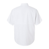 Paragon Men's White Hatteras Performance Short Sleeve Fishing Shirt